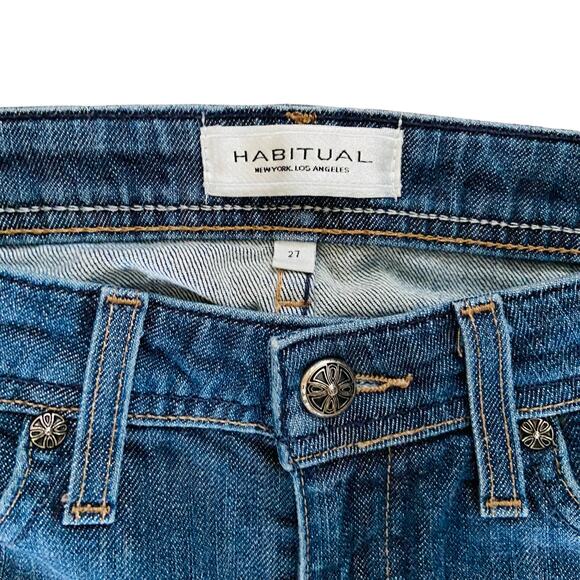 Habitual Kimberly New Wave Blue Bootcut Jeans, Sz 27 - Picture 9 of 10